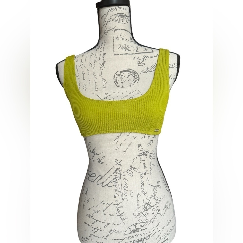 Nasty Gal Lime Green Bikini Top/Bralette Size 0
